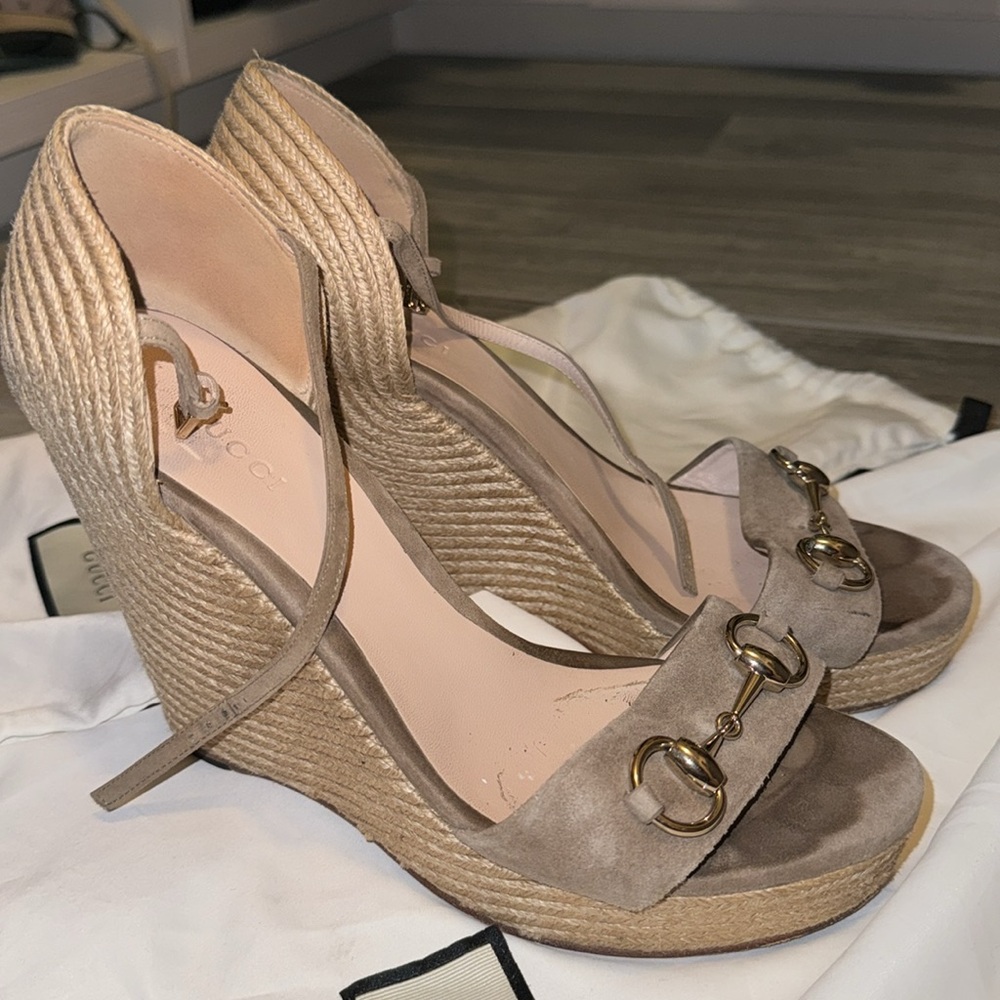 Authentic Gucci Wedges - Picture 3 of 8